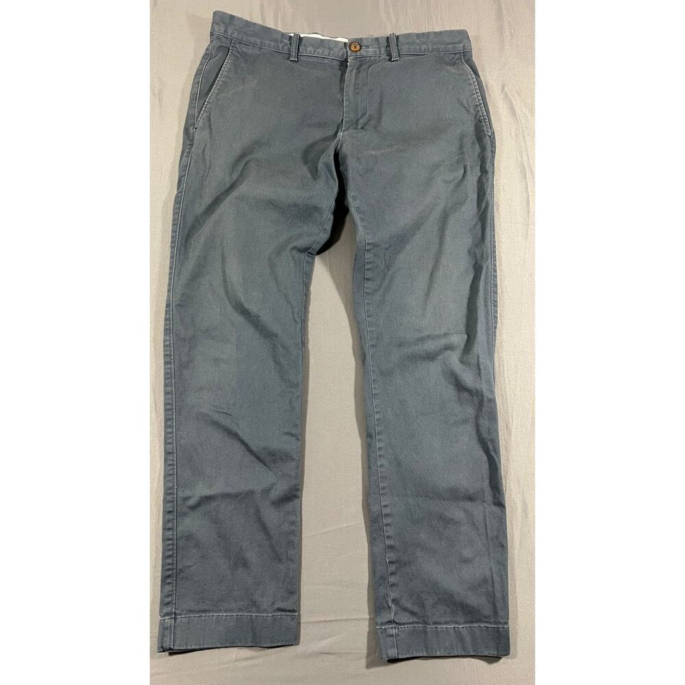 J.Crew Flex Slim Fit Chino Pants Blue Cotton Stretch Casual Mens